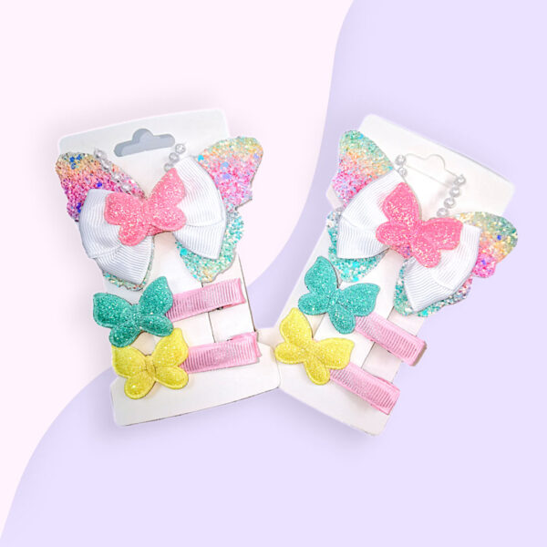 Sparkly Butterfly Clips